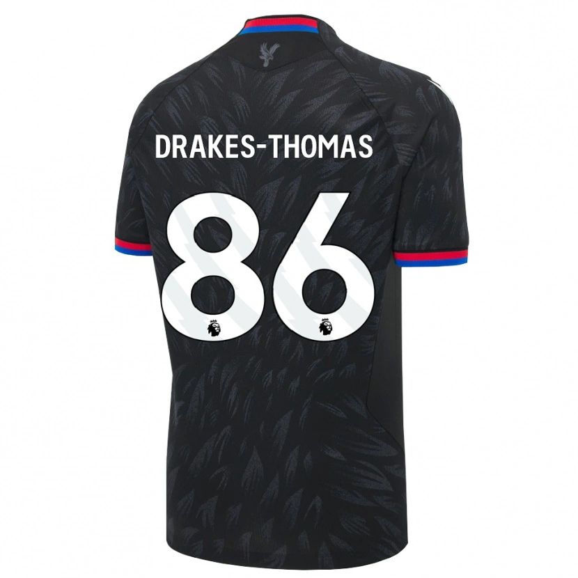 Danxen Men Joél Drakes-Thomas #86 Black Blue Red Away Jersey 2026/27 T-Shirt