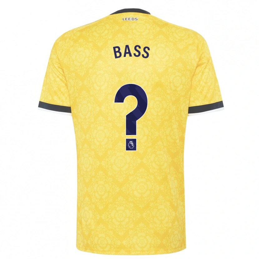 Danxen Men Rebekah Bass #0 Yellow White Black Away Jersey 2026/27 T-Shirt