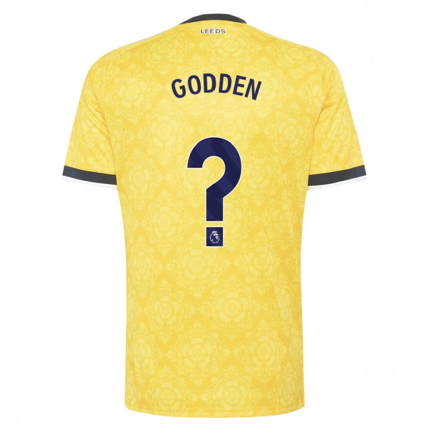 Danxen Men Scott Godden #0 Yellow White Black Away Jersey 2026/27 T-Shirt