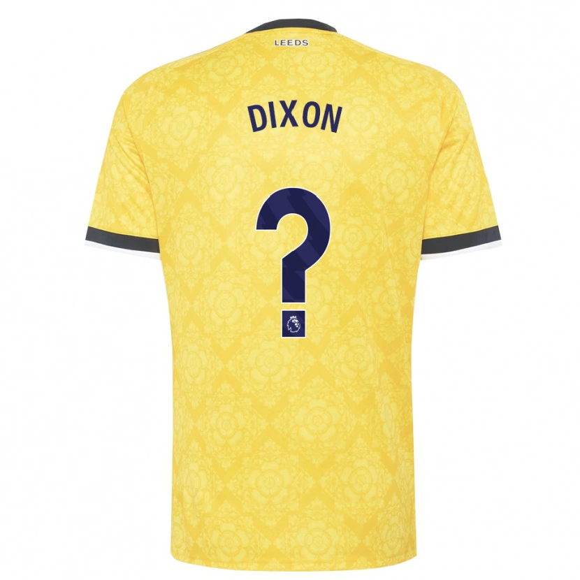 Danxen Men Chloe Dixon #0 Yellow White Black Away Jersey 2026/27 T-Shirt