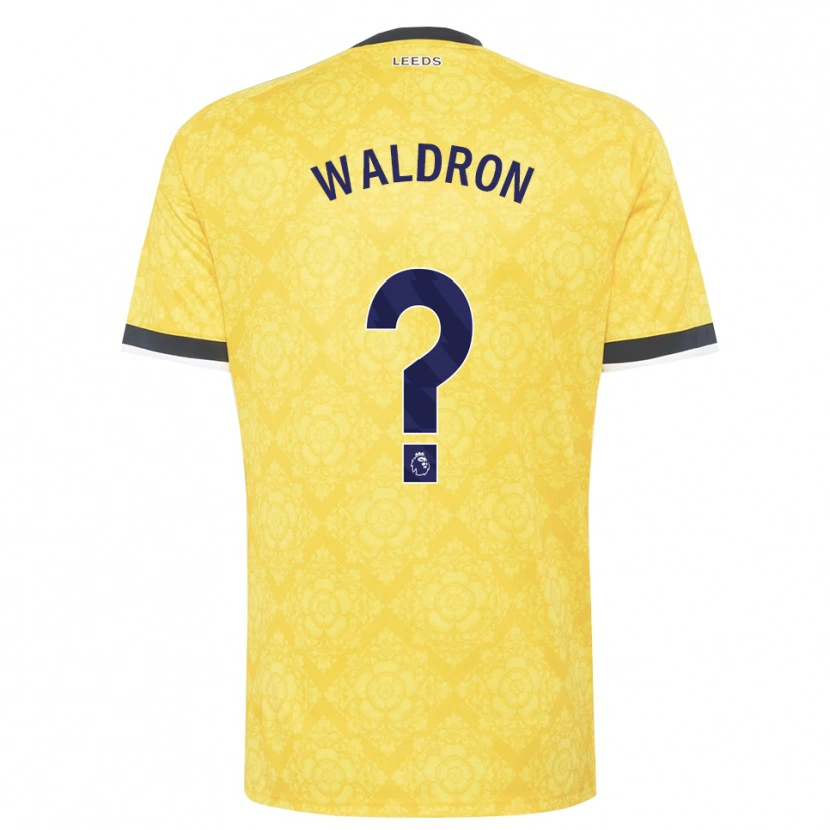 Danxen Men Ruby Waldron #0 Yellow White Black Away Jersey 2026/27 T-Shirt