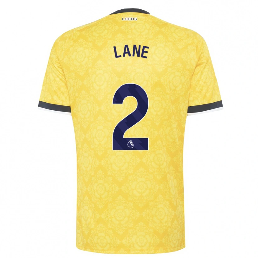 Danxen Men Freddie Lane #2 Yellow White Black Away Jersey 2026/27 T-Shirt