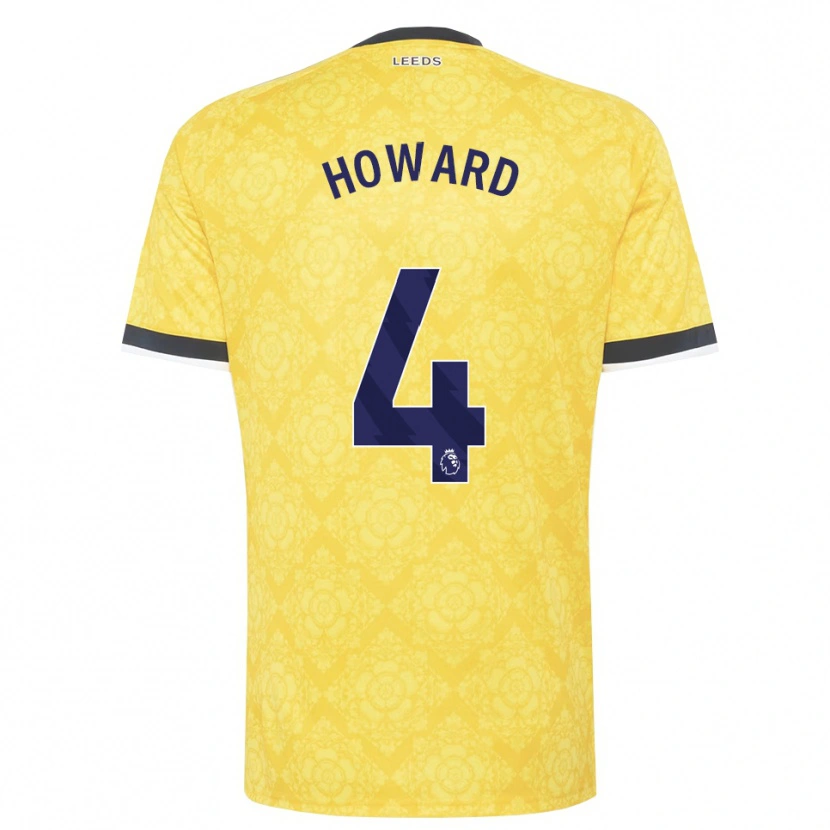 Danxen Men Jacob Howard #4 Yellow White Black Away Jersey 2026/27 T-Shirt