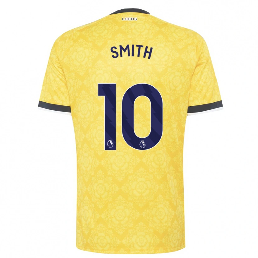 Danxen Men Kathryn Smith #10 Yellow White Black Away Jersey 2026/27 T-Shirt