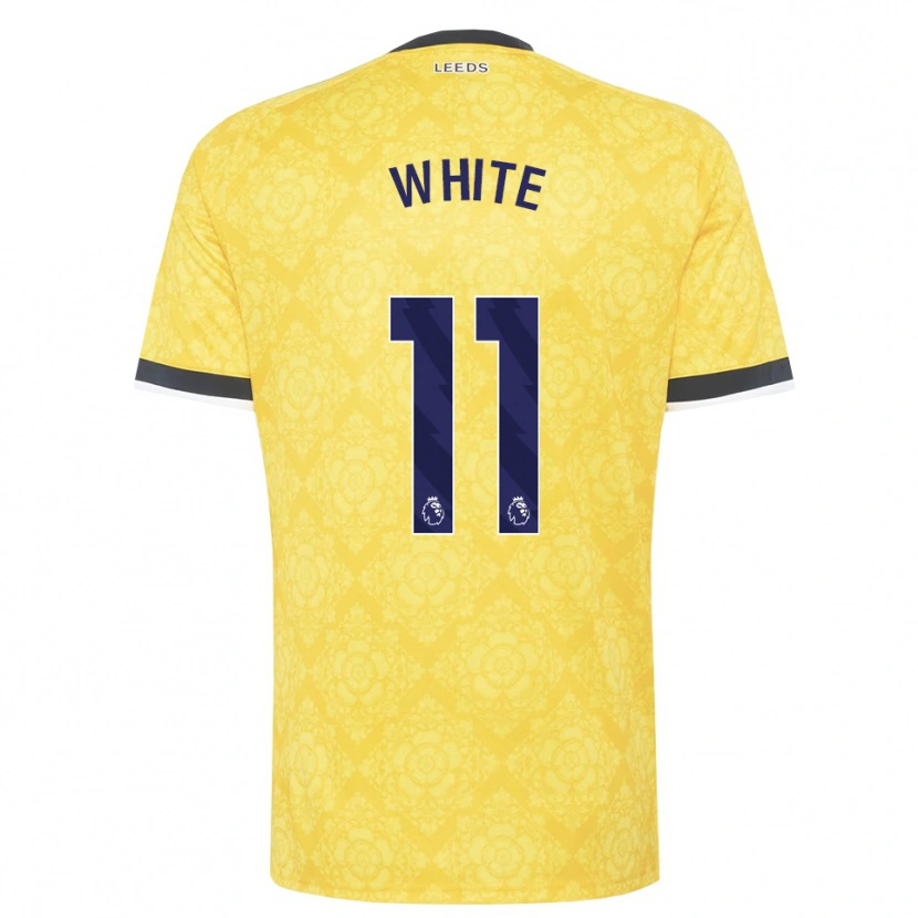 Danxen Men Logan White #11 Yellow White Black Away Jersey 2026/27 T-Shirt