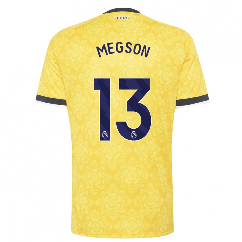 Danxen Men Miller Megson #13 Yellow White Black Away Jersey 2026/27 T-Shirt