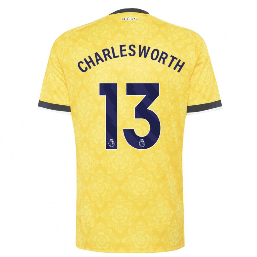 Danxen Men Millie Robshaw-Charlesworth #13 Yellow White Black Away Jersey 2026/27 T-Shirt