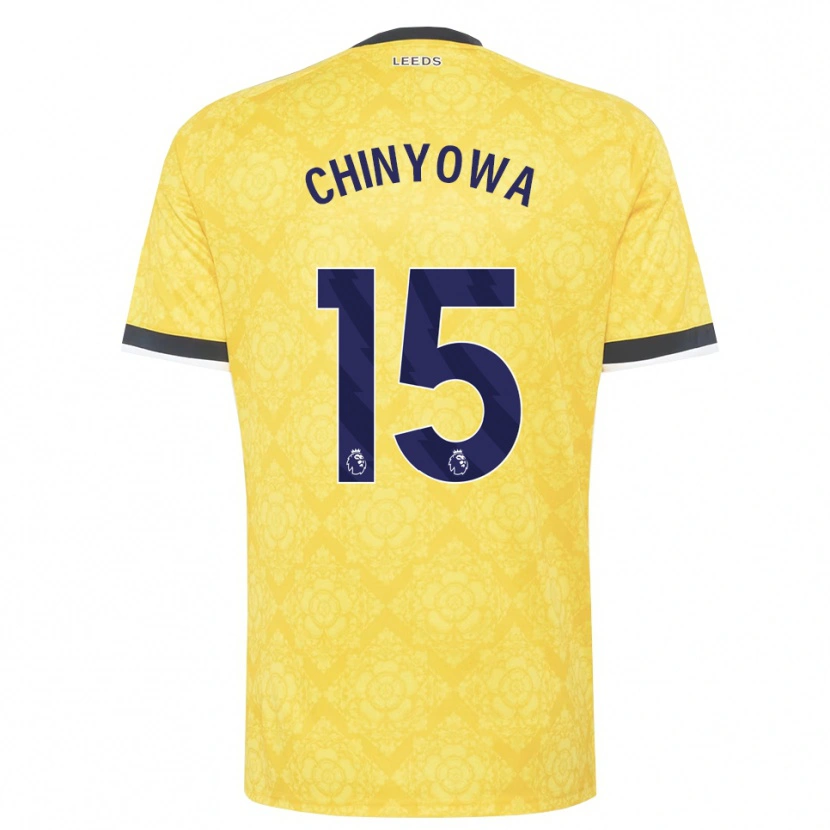 Danxen Men Taku Chinyowa #15 Yellow White Black Away Jersey 2026/27 T-Shirt