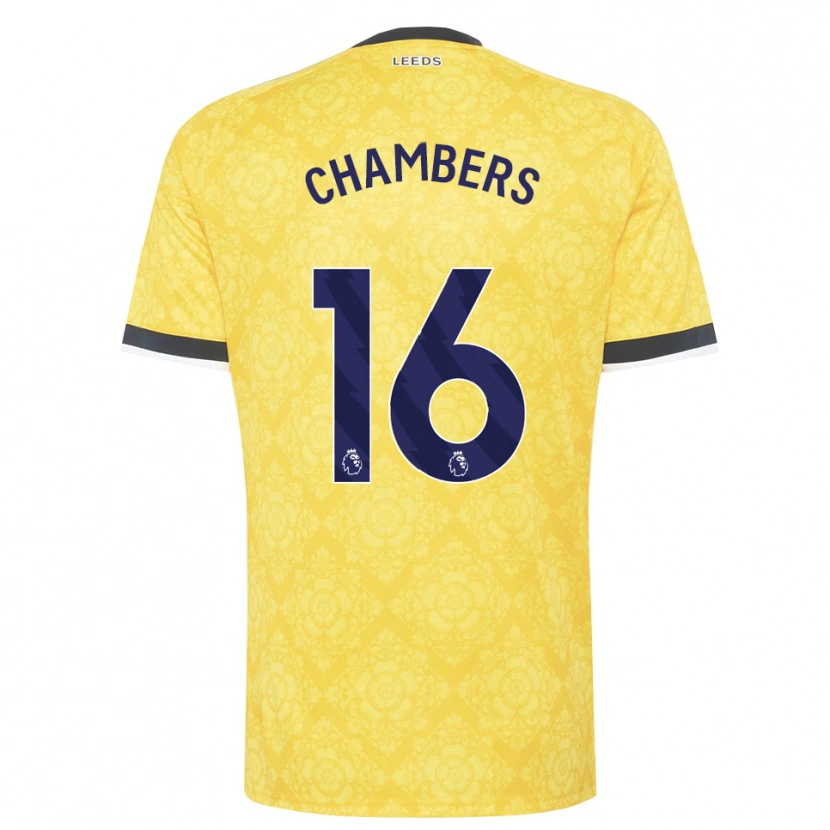Danxen Men Lloyd Chambers #16 Yellow White Black Away Jersey 2026/27 T-Shirt
