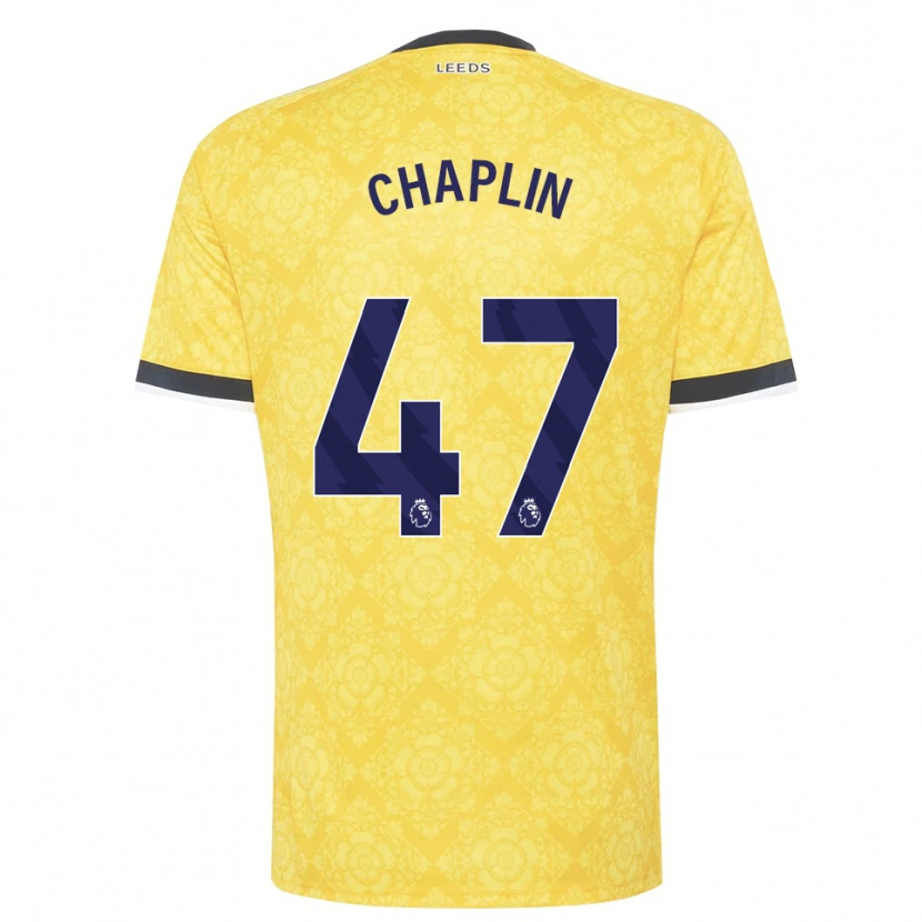 Danxen Men Rhys Chadwick #47 Yellow White Black Away Jersey 2026/27 T-Shirt