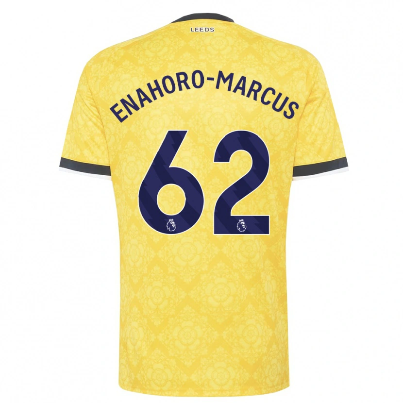 Danxen Men Louis Enahoro-Marcus #62 Yellow White Black Away Jersey 2026/27 T-Shirt