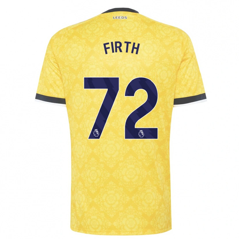 Danxen Men Will Firth #72 Yellow White Black Away Jersey 2026/27 T-Shirt