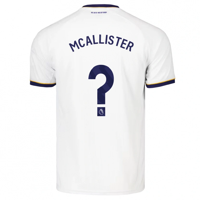 Danxen Men Sean Mcallister #0 Midnight Blue White Yellow Away Jersey 2026/27 T-Shirt
