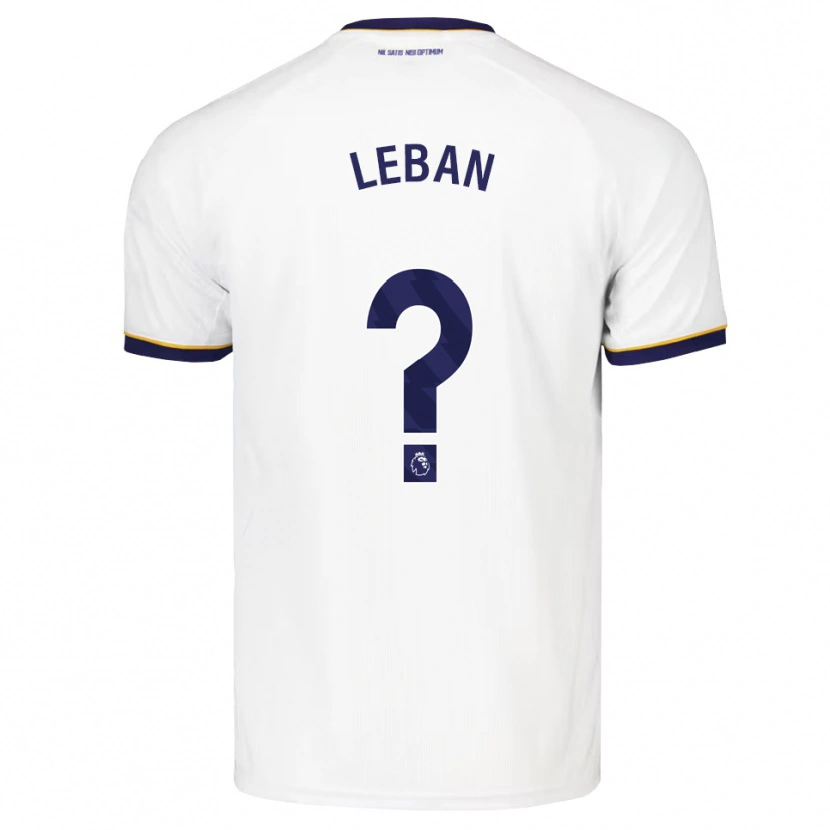 Danxen Men Zan-Luk Leban #0 Midnight Blue White Yellow Away Jersey 2026/27 T-Shirt