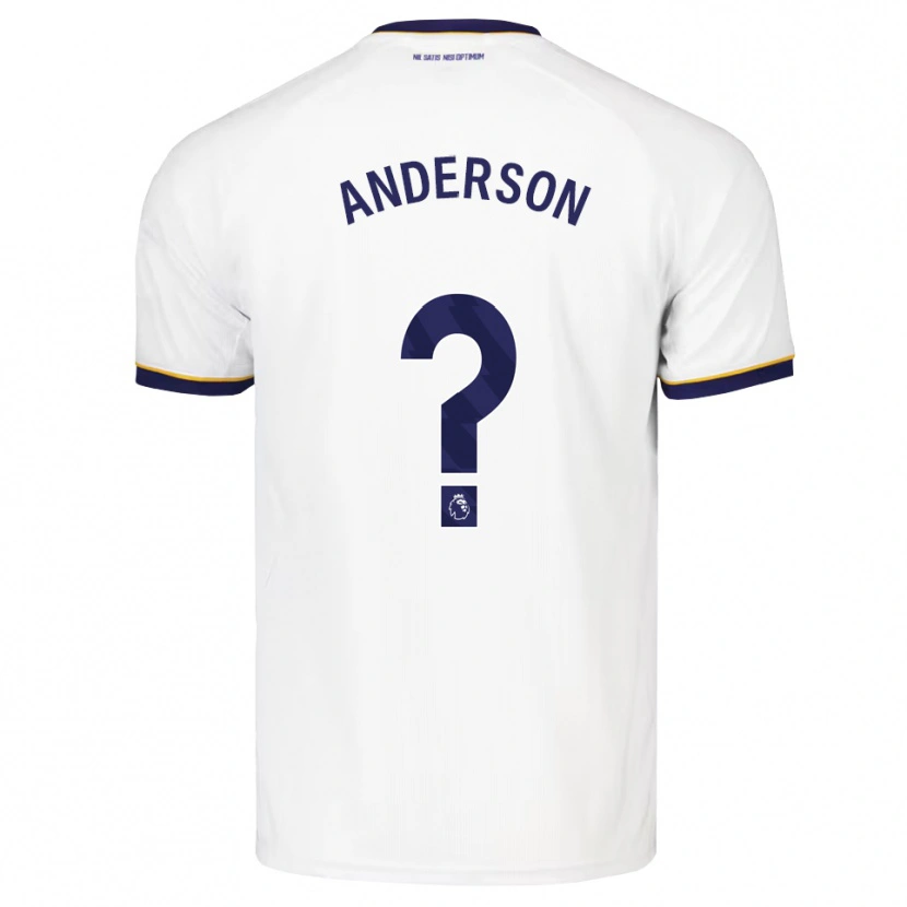Danxen Men Joseph Anderson #0 Midnight Blue White Yellow Away Jersey 2026/27 T-Shirt