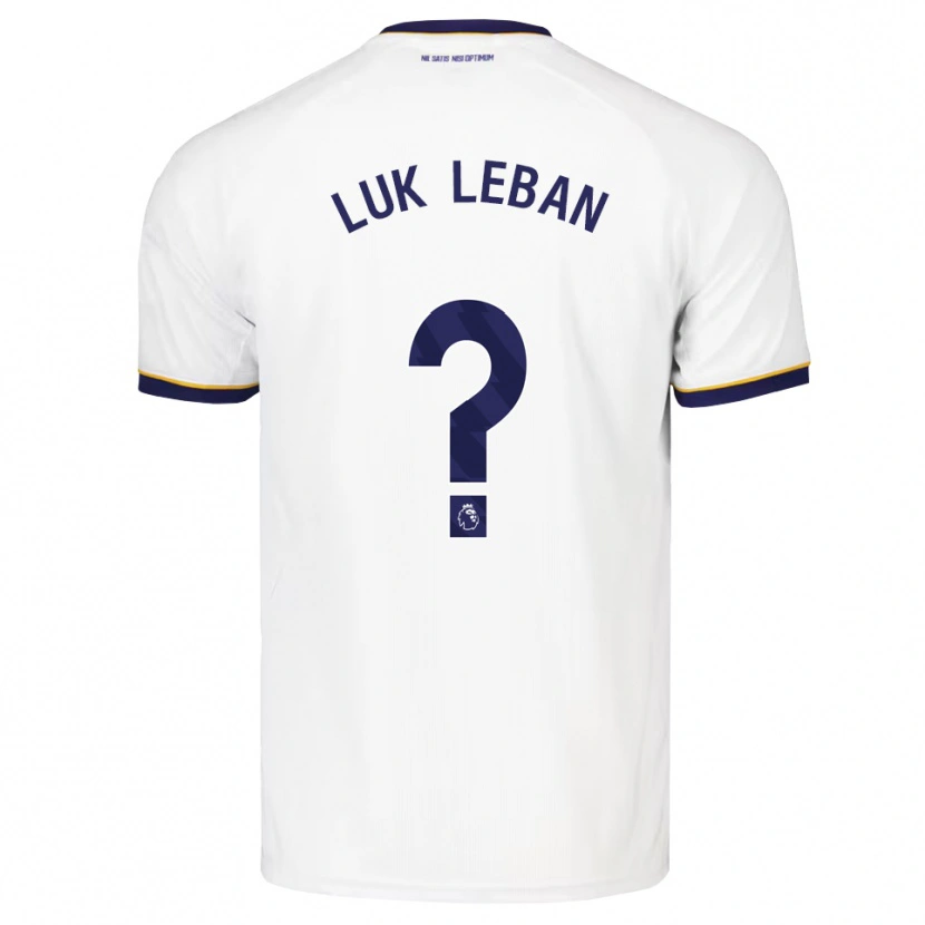 Danxen Men Zan Luk Leban #0 Midnight Blue White Yellow Away Jersey 2026/27 T-Shirt