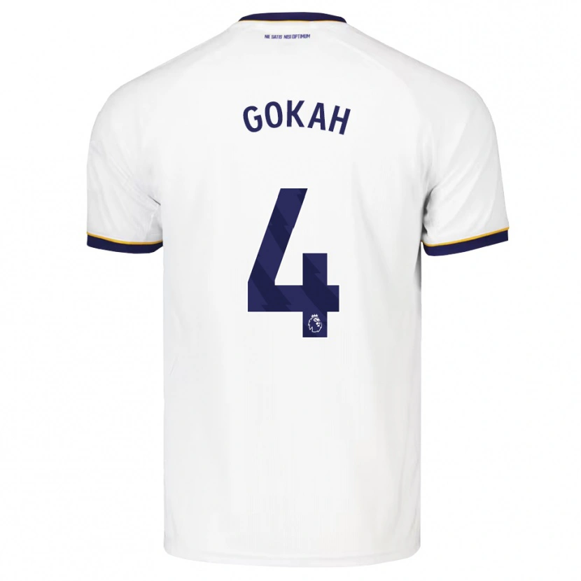 Danxen Men Reuben Gokah #4 Midnight Blue White Yellow Away Jersey 2026/27 T-Shirt