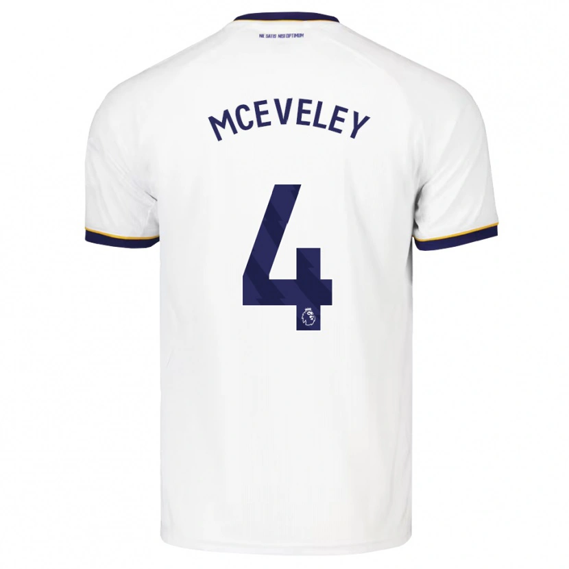 Danxen Men Harlow Mceveley #4 Midnight Blue White Yellow Away Jersey 2026/27 T-Shirt
