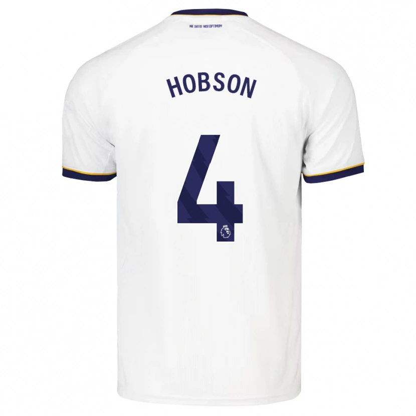 Danxen Men Issy Hobson #4 Midnight Blue White Yellow Away Jersey 2026/27 T-Shirt