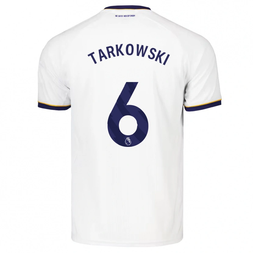 Danxen Men James Tarkowski #6 Midnight Blue White Yellow Away Jersey 2026/27 T-Shirt