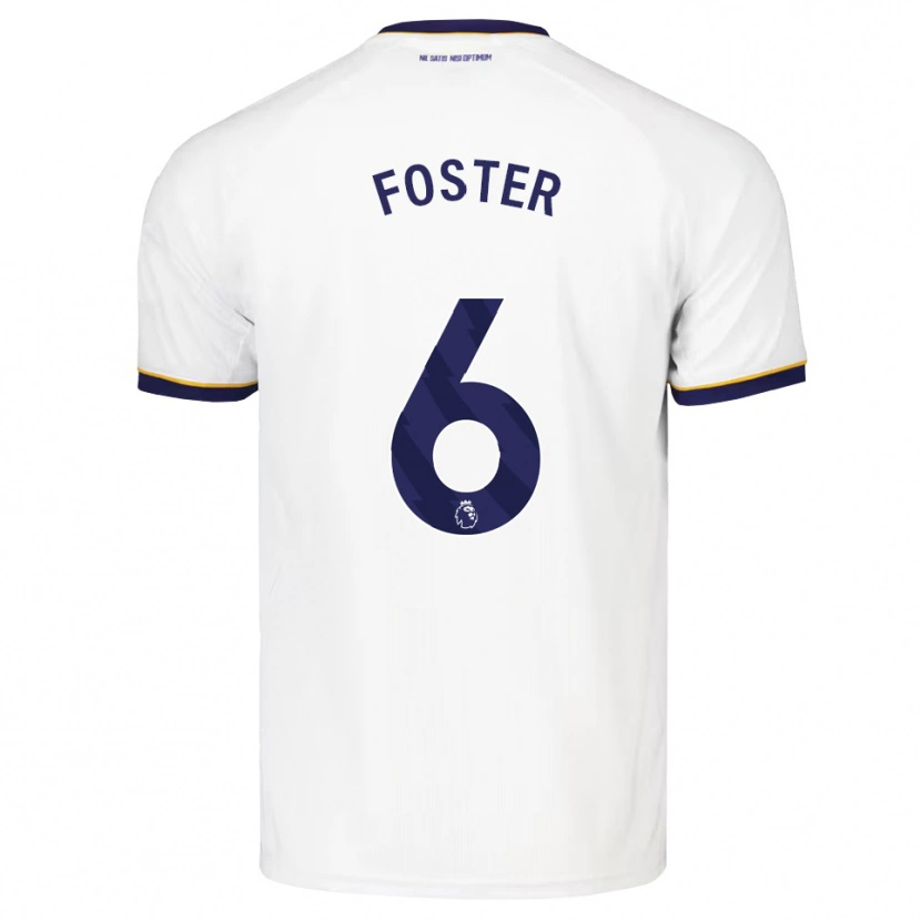 Danxen Men Harvey Foster #6 Midnight Blue White Yellow Away Jersey 2026/27 T-Shirt