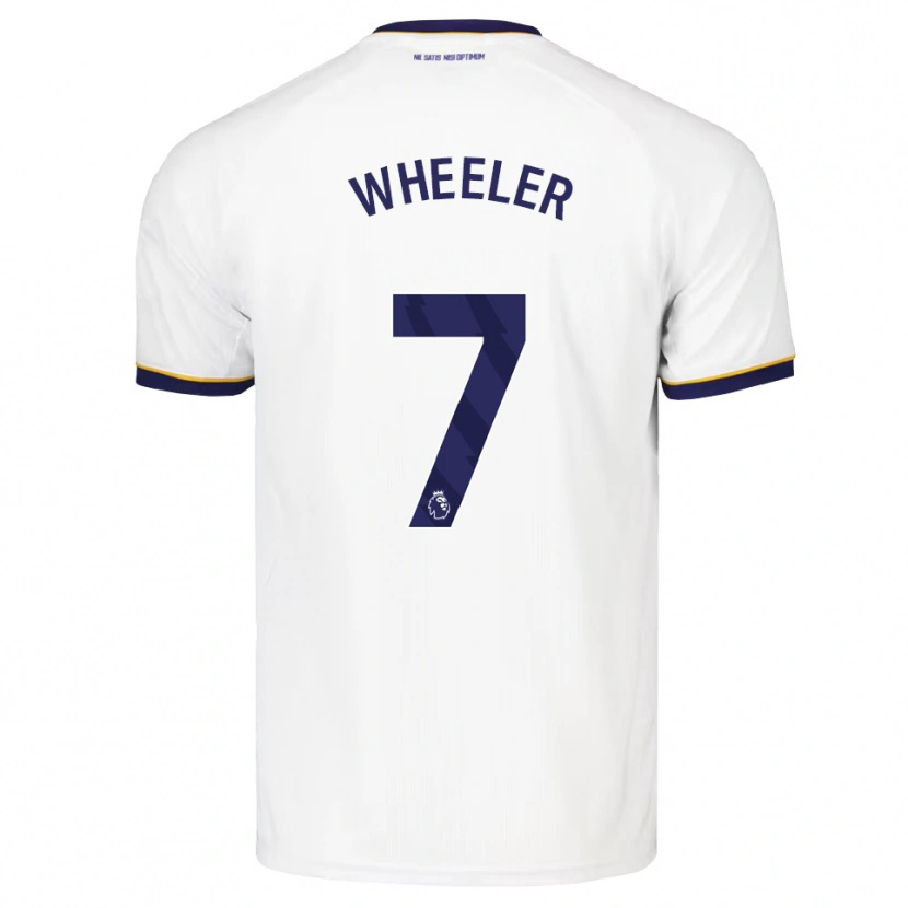 Danxen Men Clare Wheeler #7 Midnight Blue White Yellow Away Jersey 2026/27 T-Shirt