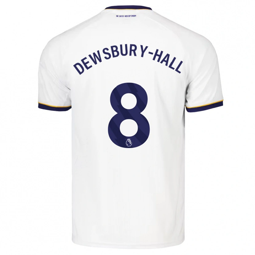 Danxen Men Kiernan Dewsbury-Hall #8 Midnight Blue White Yellow Away Jersey 2026/27 T-Shirt