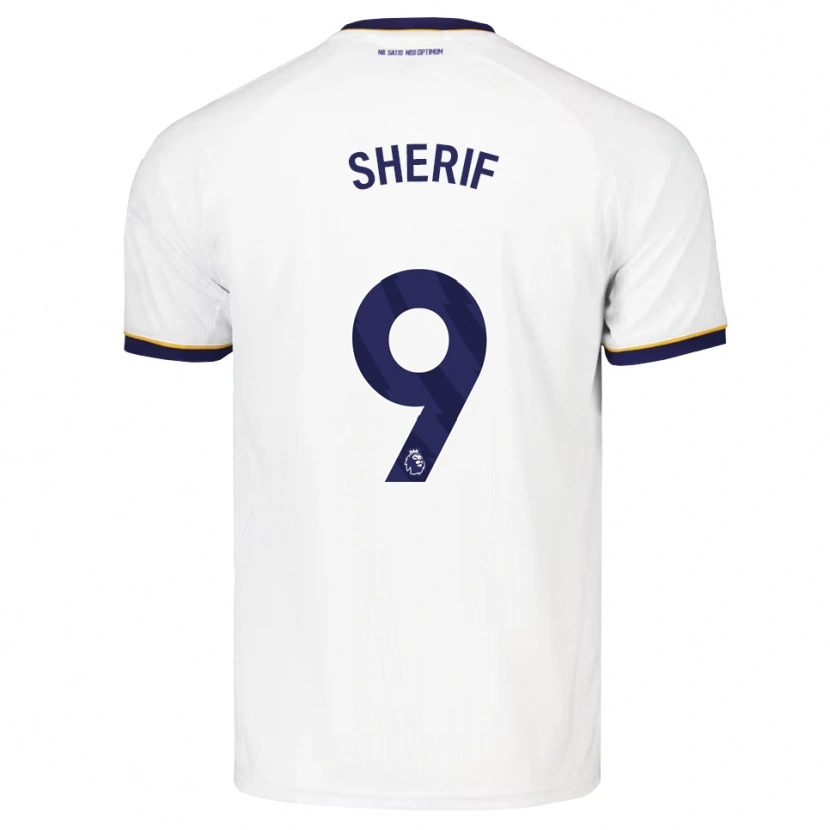 Danxen Men Martin Sherif #9 Midnight Blue White Yellow Away Jersey 2026/27 T-Shirt