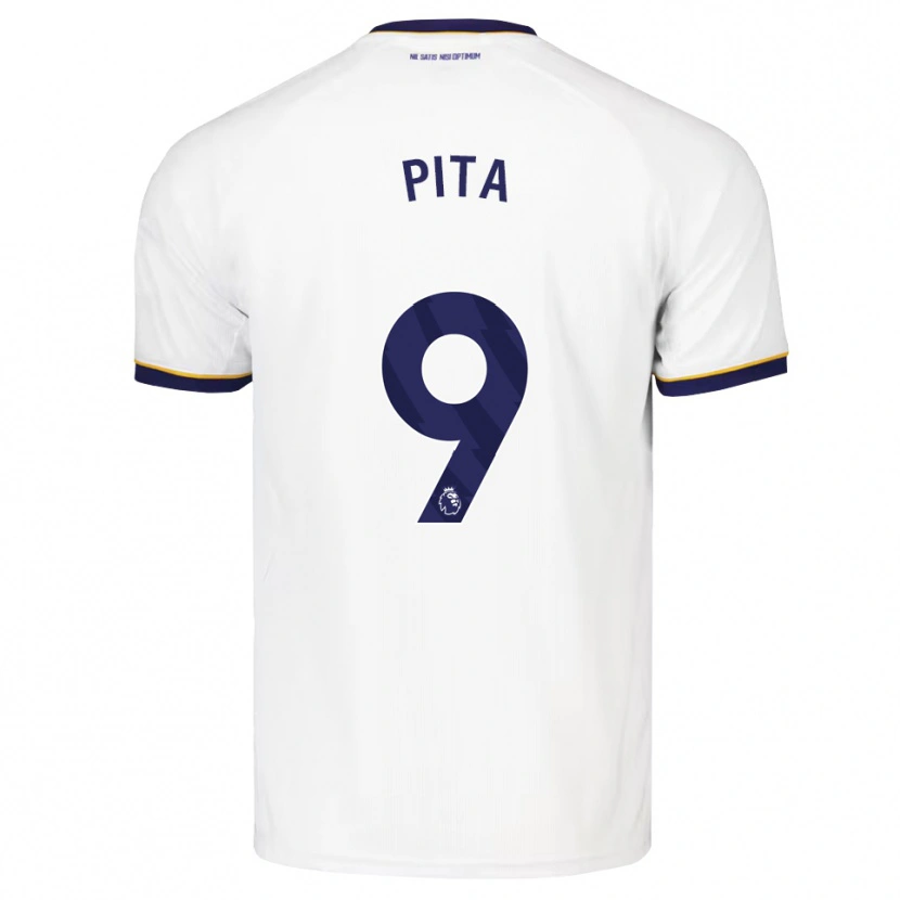Danxen Men Shea Pita #9 Midnight Blue White Yellow Away Jersey 2026/27 T-Shirt