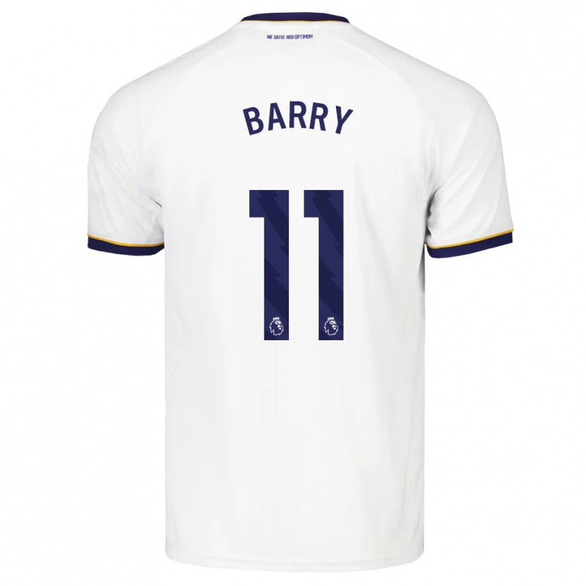 Danxen Men Thierno Barry #11 Midnight Blue White Yellow Away Jersey 2026/27 T-Shirt