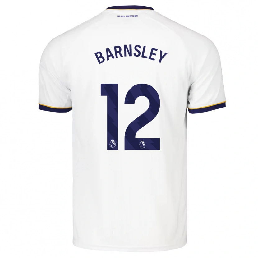 Danxen Men Fraser Barnsley #12 Midnight Blue White Yellow Away Jersey 2026/27 T-Shirt