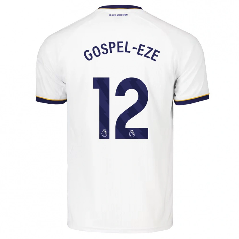 Danxen Men Goodness Gospel-Eze #12 Midnight Blue White Yellow Away Jersey 2026/27 T-Shirt
