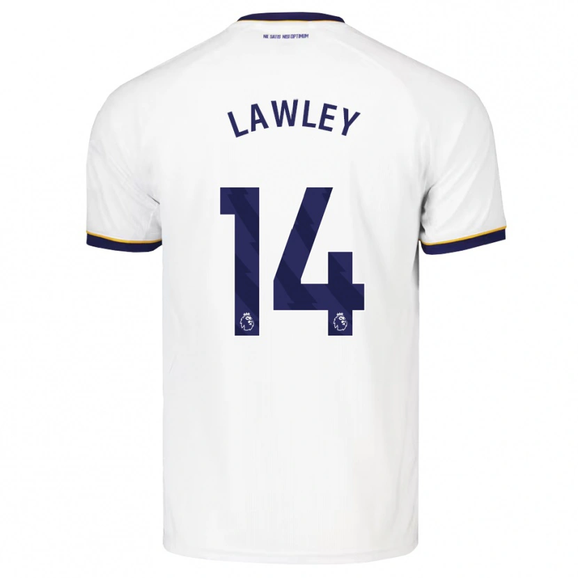 Danxen Men Melissa Lawley #14 Midnight Blue White Yellow Away Jersey 2026/27 T-Shirt