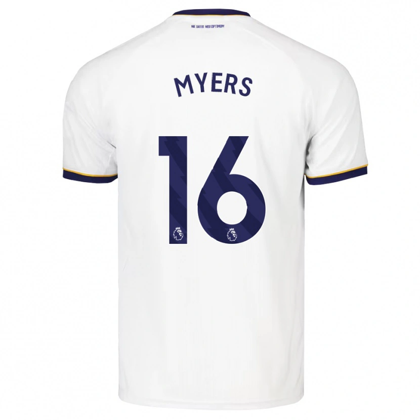 Danxen Men Khairo Myers #16 Midnight Blue White Yellow Away Jersey 2026/27 T-Shirt