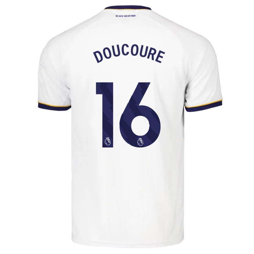 Danxen Men Abdoulaye Doucoure #16 Midnight Blue White Yellow Away Jersey 2026/27 T-Shirt