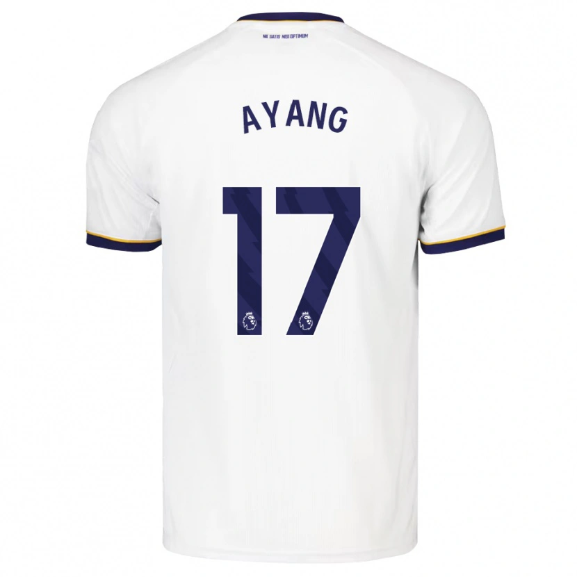 Danxen Men Godswill Ayang #17 Midnight Blue White Yellow Away Jersey 2026/27 T-Shirt