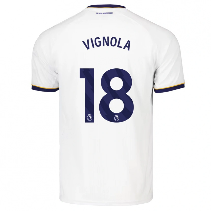 Danxen Men Ornella Vignola #18 Midnight Blue White Yellow Away Jersey 2026/27 T-Shirt