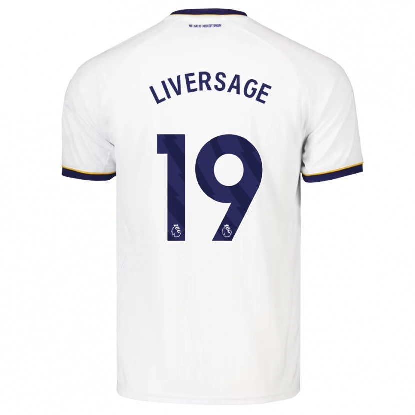 Danxen Men Leon Liversage #19 Midnight Blue White Yellow Away Jersey 2026/27 T-Shirt