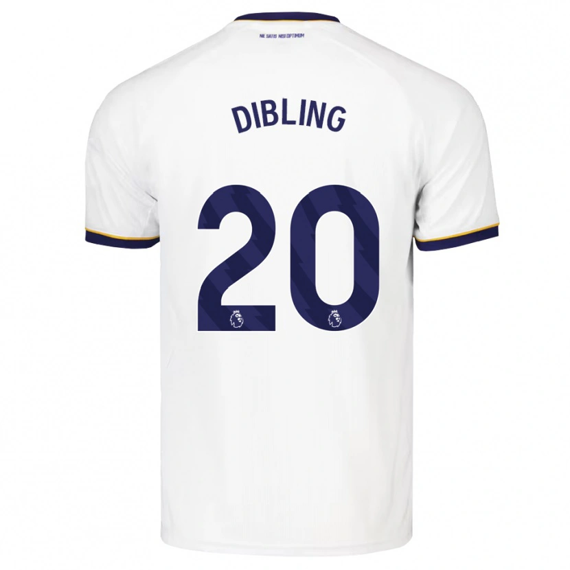 Danxen Men Tyler Dibling #20 Midnight Blue White Yellow Away Jersey 2026/27 T-Shirt