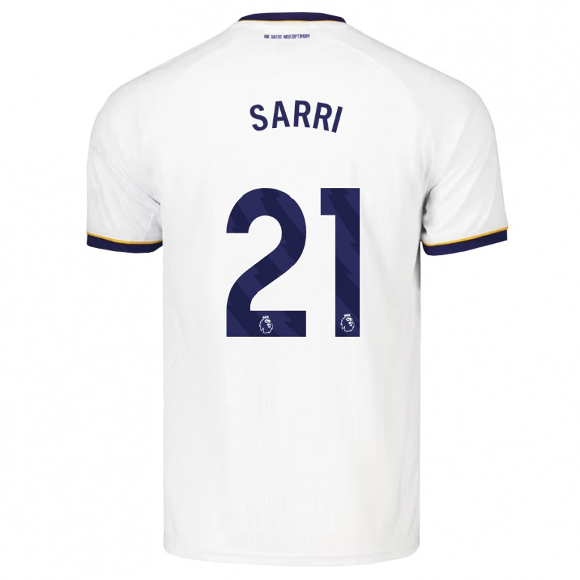 Danxen Men Veatriki Sarri #21 Midnight Blue White Yellow Away Jersey 2026/27 T-Shirt