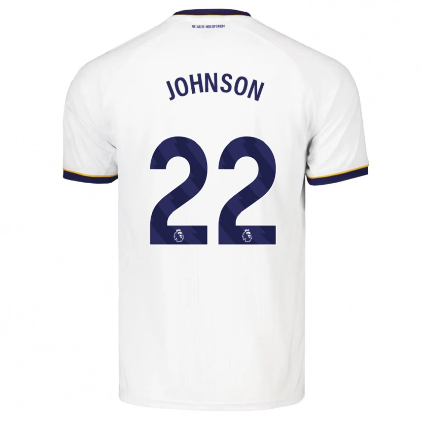 Danxen Men Brennan Johnson #22 Midnight Blue White Yellow Away Jersey 2026/27 T-Shirt