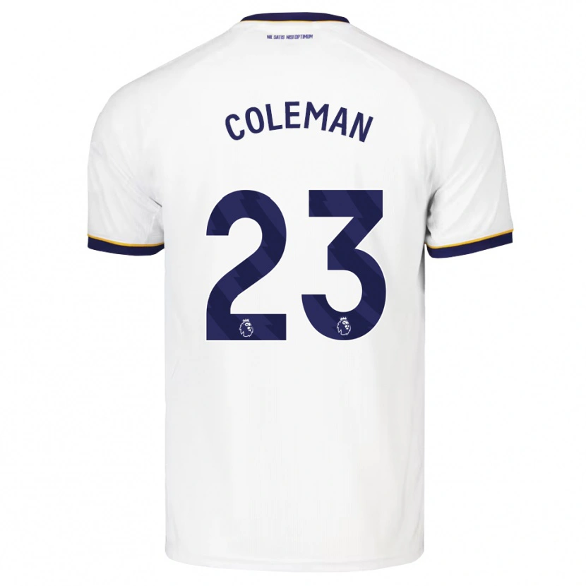 Danxen Men Seamus Coleman #23 Midnight Blue White Yellow Away Jersey 2026/27 T-Shirt