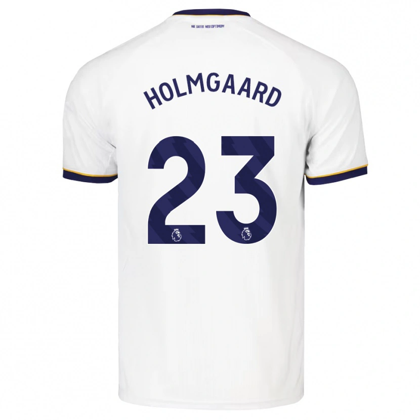 Danxen Men Sara Holmgaard #23 Midnight Blue White Yellow Away Jersey 2026/27 T-Shirt