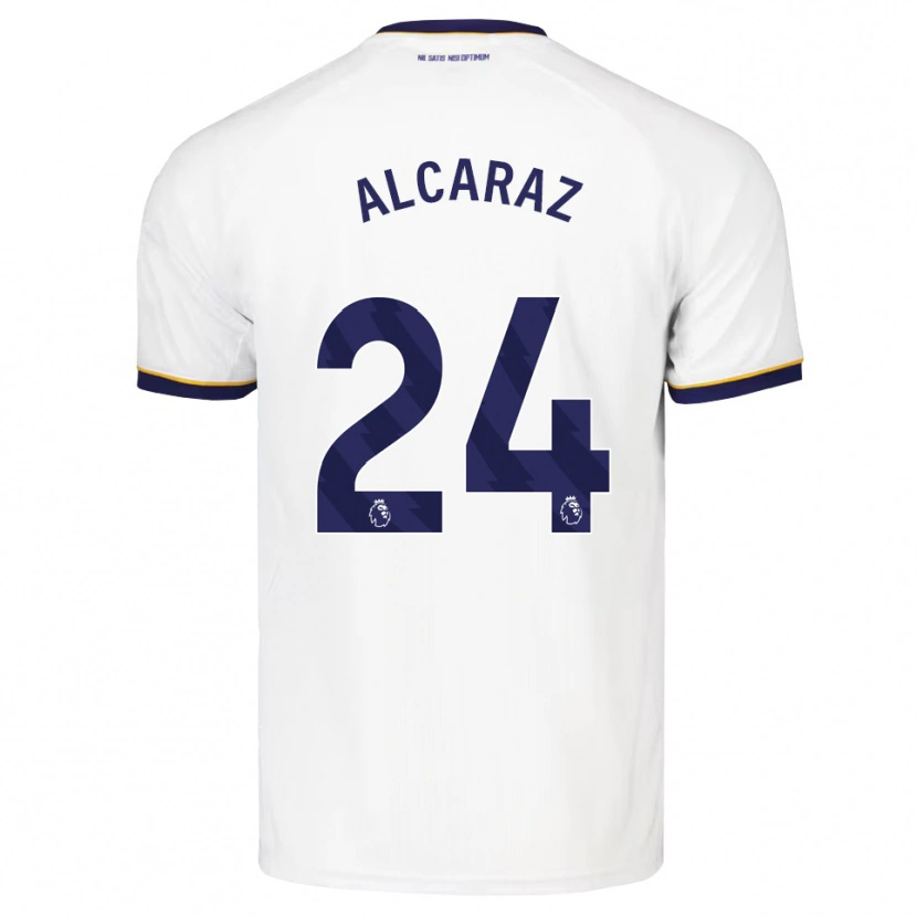 Danxen Men Carlos Alcaraz #24 Midnight Blue White Yellow Away Jersey 2026/27 T-Shirt