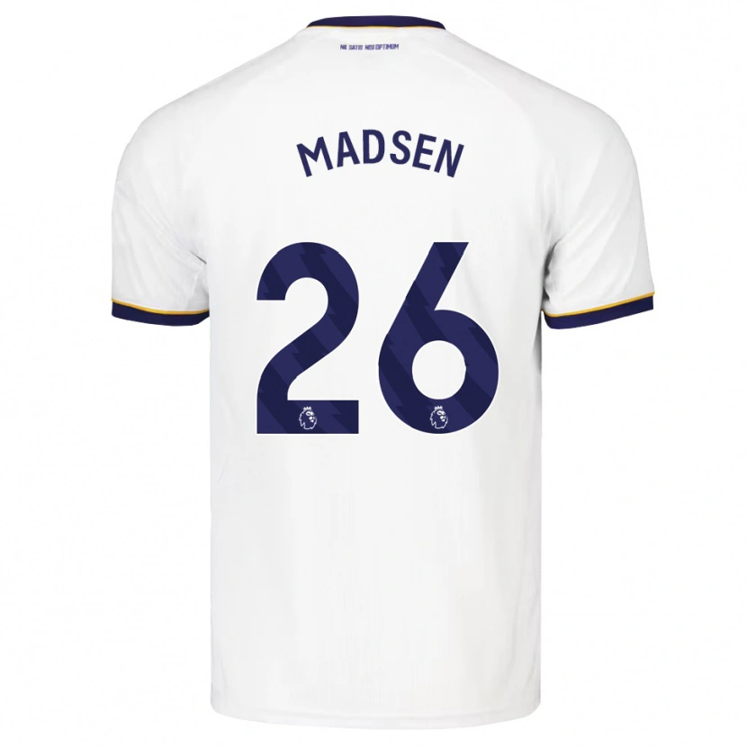 Danxen Men Rikke Madsen #26 Midnight Blue White Yellow Away Jersey 2026/27 T-Shirt