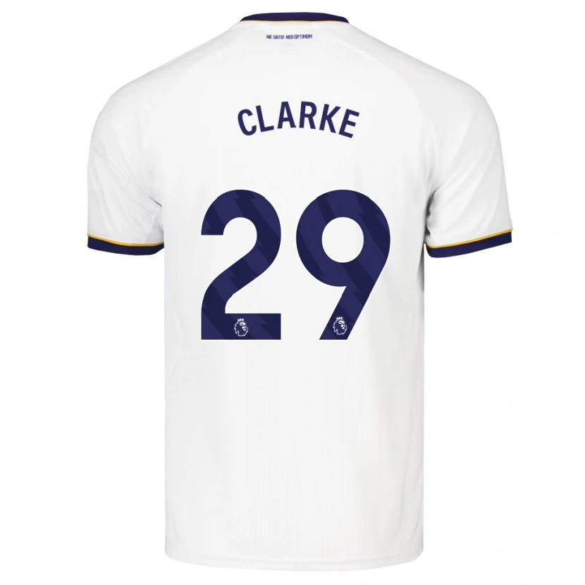 Danxen Men Abbey Clarke #29 Midnight Blue White Yellow Away Jersey 2026/27 T-Shirt