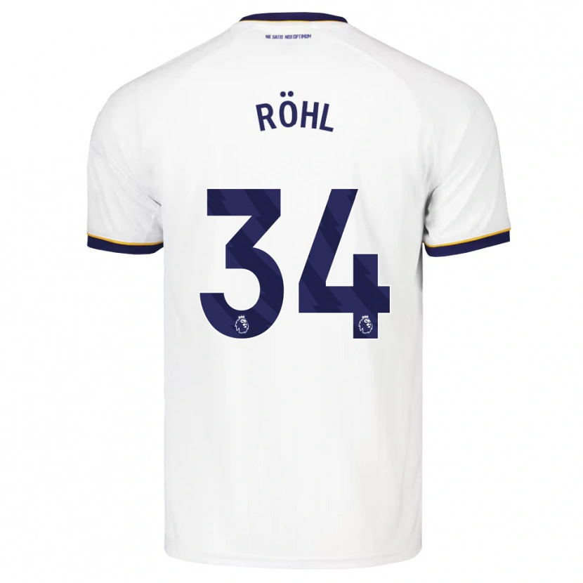 Danxen Men Merlin Röhl #34 Midnight Blue White Yellow Away Jersey 2026/27 T-Shirt