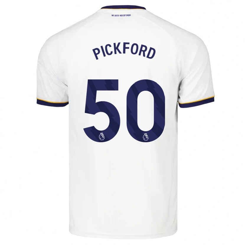 Danxen Men George Pickford #50 Midnight Blue White Yellow Away Jersey 2026/27 T-Shirt