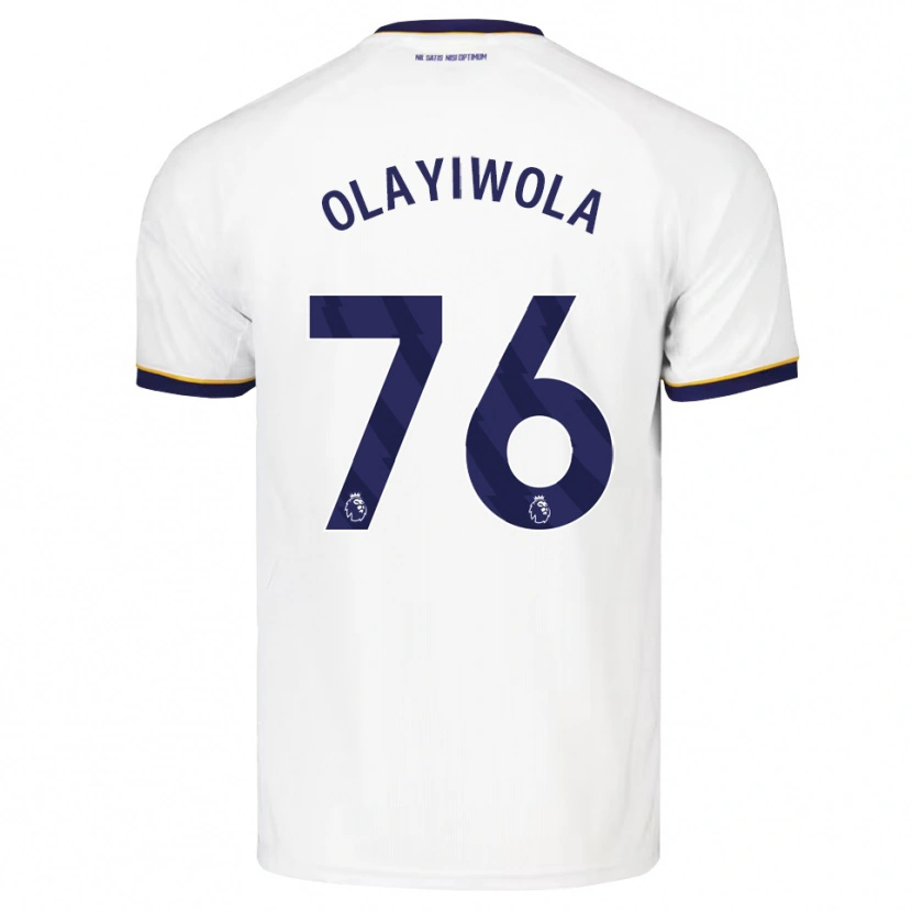 Danxen Men Malik Olayiwola #76 Midnight Blue White Yellow Away Jersey 2026/27 T-Shirt