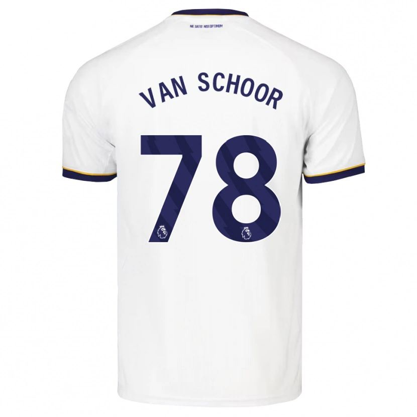 Danxen Men Joshua Van Schoor #78 Midnight Blue White Yellow Away Jersey 2026/27 T-Shirt